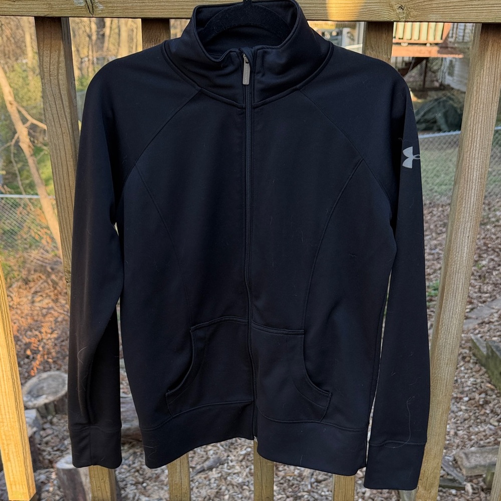 Under Armour Black Zip-Up Performance Jacket